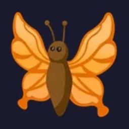 Mega Neon Yellow Butterfly