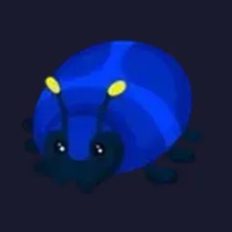 R Giant Blue Scarab