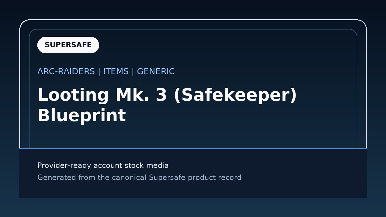 Looting Mk. 3 (Safekeeper) Blueprint