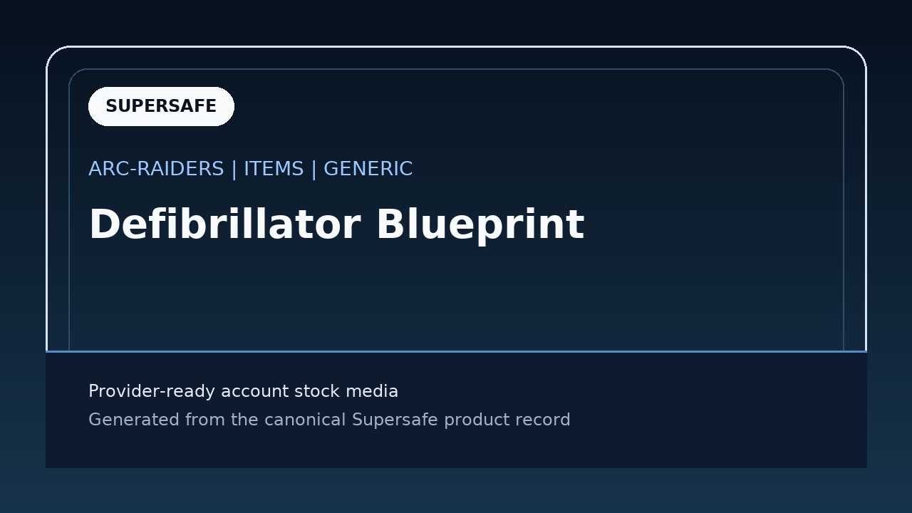 Defibrillator Blueprint