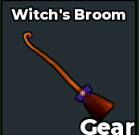 WITCH'S BROOM (GEAR) – STEAL A BRAINROT – FAST DELIVERY & TRUSTED #G8WF2K