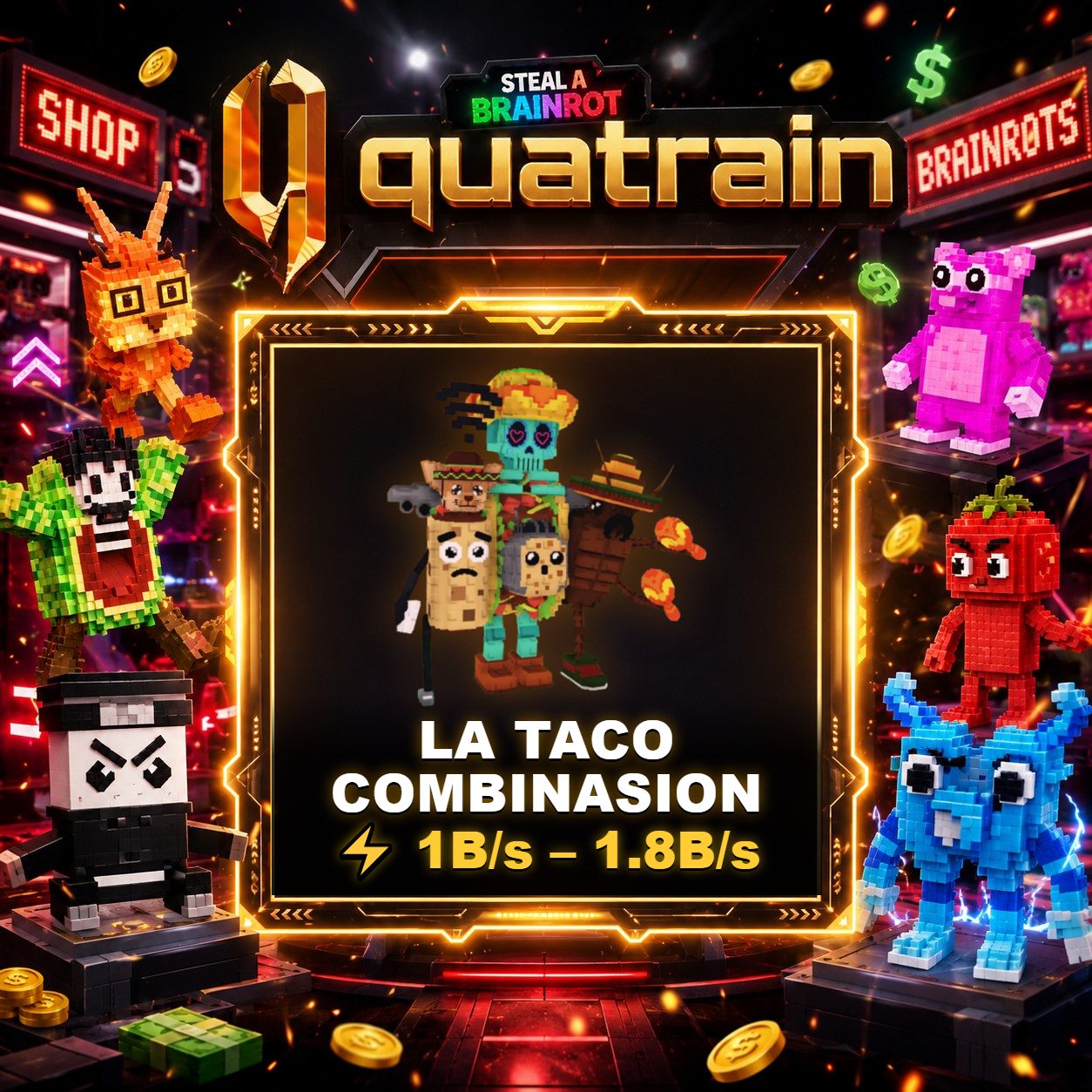 💸 La Taco Combinasion $1B/s - 1.8B/s + Random Bonus 💸 Super Speedy | Steal A Brainrot ⚡️
