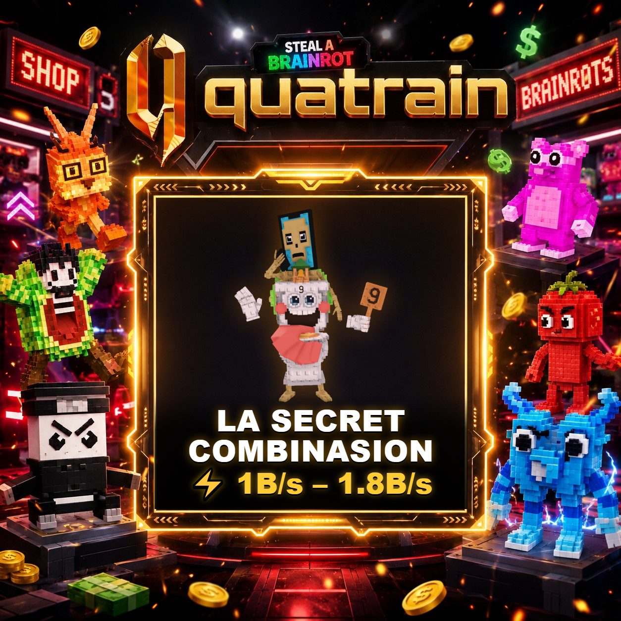 💸 La Secret Combinasion $1B/s - 1.8B/s + Random Bonus 💸 Super Speedy | Steal A Brainrot ⚡️