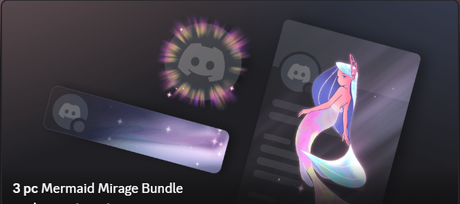Mermaid Mirage Bundle ( Avatar + Profile Effect + Nameplate ) | Giftlink 🔥12.99$ Decoration