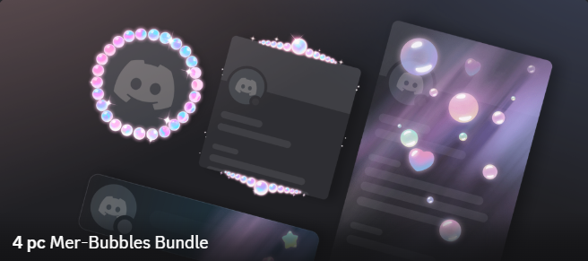 Mer-Bubbles Bundle ( Avatar + Profile Effect + Profile Frame + Nameplate ) | Giftlink 🔥16.99$ Decoration | Giftlink 🔥16.99$ Decoration