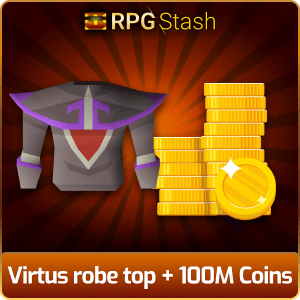 Virtus robe top + 100M Coins [💯1500+ High TLv Acc Trade⚖️] [OSRS] 🏆121K+Feedback Seller✔️