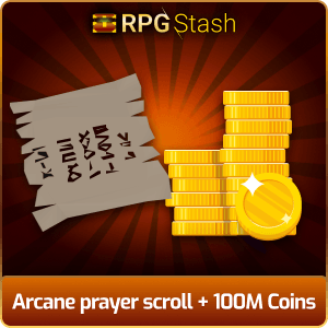 Arcane prayer scroll + 100M Coins [💯1500+ High TLv Acc Trade⚖️] [OSRS] 🏆121K+Feedback Seller✔️