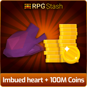 Imbued heart + 100M Coins [💯1500+ High TLv Acc Trade⚖️] [OSRS] 🏆121K+Feedback Seller✔️