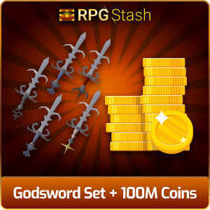 Godsword Set + 100M Coins [💯1500+ High TLv Acc Trade⚖️] [OSRS] 🏆121K+Feedback Seller✔️