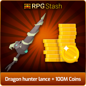 Dragon hunter lance + 100M Coins [💯1500+ High TLv Acc Trade⚖️] [OSRS] 🏆121K+Feedback Seller✔️
