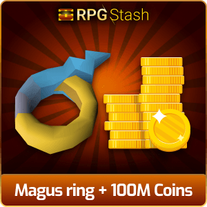 Magus ring + 100M Coins [💯1500+ High TLv Acc Trade⚖️] [OSRS] 🏆121K+Feedback Seller✔️