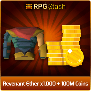 Revenant Ether x1,000 + 100M Coins [💯1500+ High TLv Acc Trade⚖️] [OSRS] 🏆121K+Feedback Seller✔️