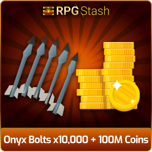 Onyx Bolts x10,000 + 100M Coins [💯1500+ High TLv Acc Trade⚖️] [OSRS] 🏆121K+Feedback Seller✔️