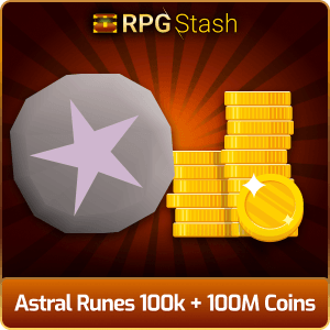 Astral Runes 100k + 100M Coins [💯1500+ High TLv Acc Trade⚖️] [OSRS] 🏆121K+Feedback Seller✔️