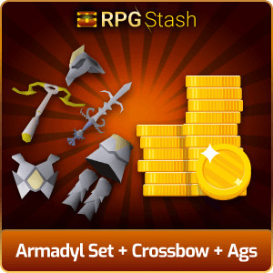 Armadyl Set + Crossbow + Ags [💯1500+ High TLv Acc Trade⚖️] [OSRS] 🏆121K+Feedback Seller✔️