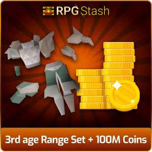 3rd age Range Set + 100M Coins [💯1500+ High TLv Acc Trade⚖️] [OSRS] 🏆121K+Feedback Seller✔️