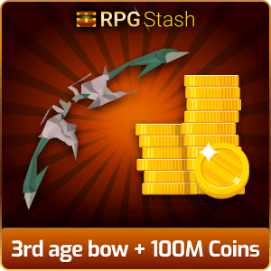 3rd age bow + 100M Coins [💯1500+ High TLv Acc Trade⚖️] [OSRS] 🏆121K+Feedback Seller✔️