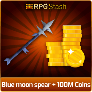 Blue moon spear + 100M Coins [💯1500+ High TLv Acc Trade⚖️] [OSRS] 🏆121K+Feedback Seller✔️