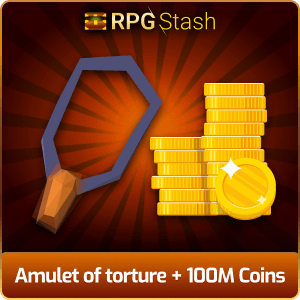 Amulet of torture + 100M Coins [💯1500+ High TLv Acc Trade⚖️] [OSRS] 🏆121K+Feedback Seller✔️