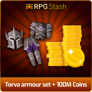 Torva armour set + 100M Coins [💯1500+ High TLv Acc Trade⚖️] [OSRS] 🏆121K+Feedback Seller✔️