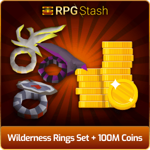 Wilderness Rings Set + 100M Coins [💯1500+ High TLv Acc Trade⚖️] [OSRS] 🏆121K+Feedback Seller✔️