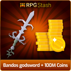 Bandos godsword + 100M Coins [💯1500+ High TLv Acc Trade⚖️] [OSRS] 🏆121K+Feedback Seller✔️