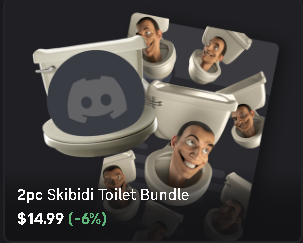 ⭐Skibidi Toilet Bundle⭐$10.99