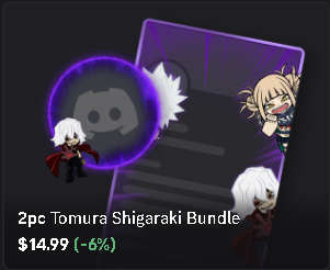 ⭐Tomura Shigaraki Bundle⭐$10.99