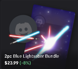 ⭐Blue Lightsaber Bundle⭐$17.99