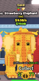 9.5B Gold Ele (Straw/Taco)