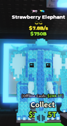 7.8b/s Diamond Strawberry Elephant