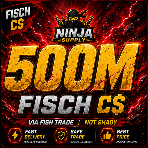 500M C$ +50M | Fisch Coin | Via Fish Trade | Not S$ Shady