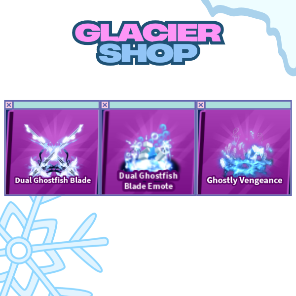 Dual Ghostfish Blade + Explosion + Emote ( Limited Set )