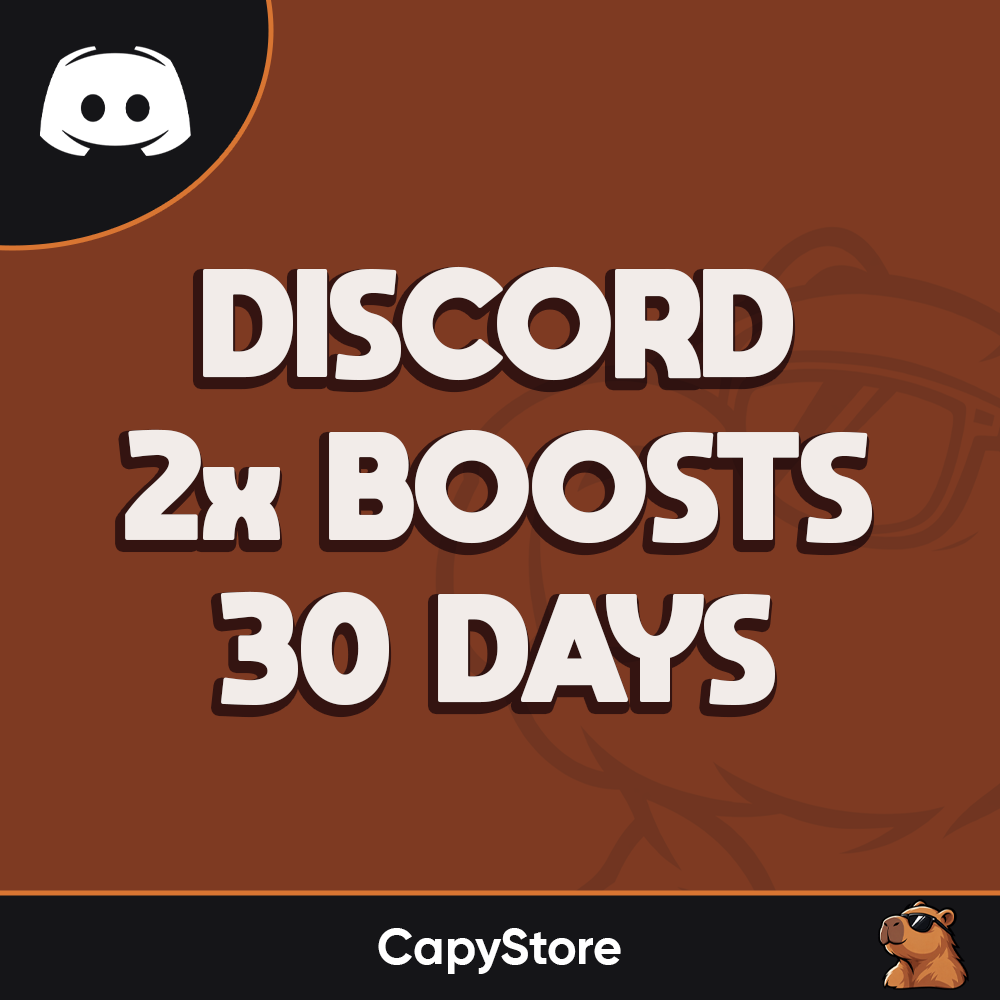 ⭐ Discord 2x Server Boosts (30 Days) | Fast Delivery
