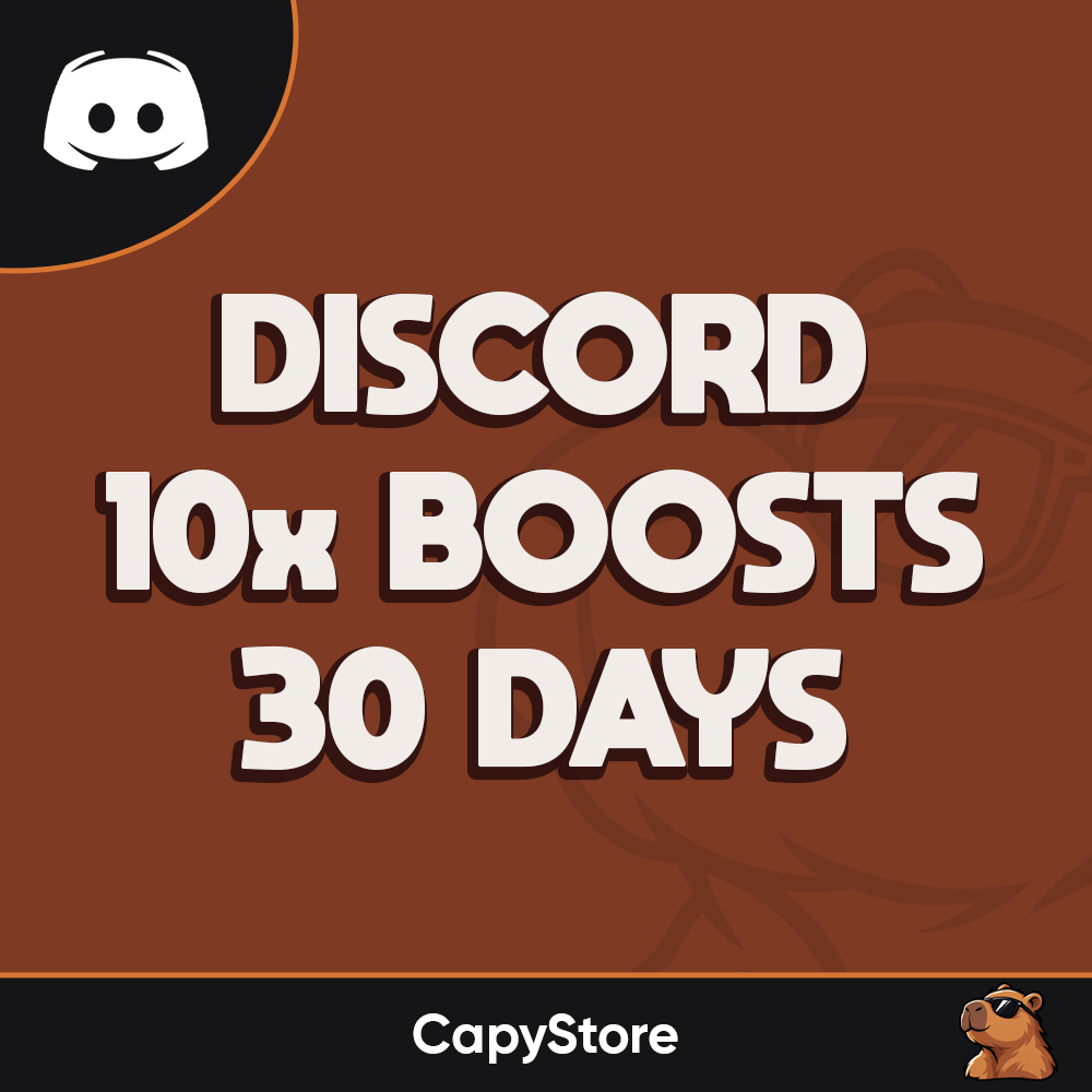 ⭐ Discord 10x Server Boosts (30 Days) | Fast Delivery