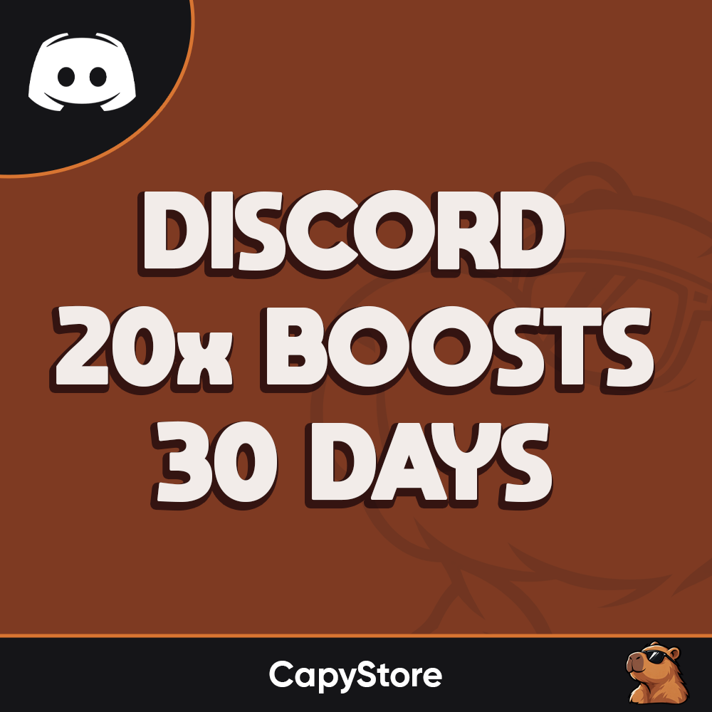 ⭐ Discord 20x Server Boosts (30 Days) | Fast Delivery
