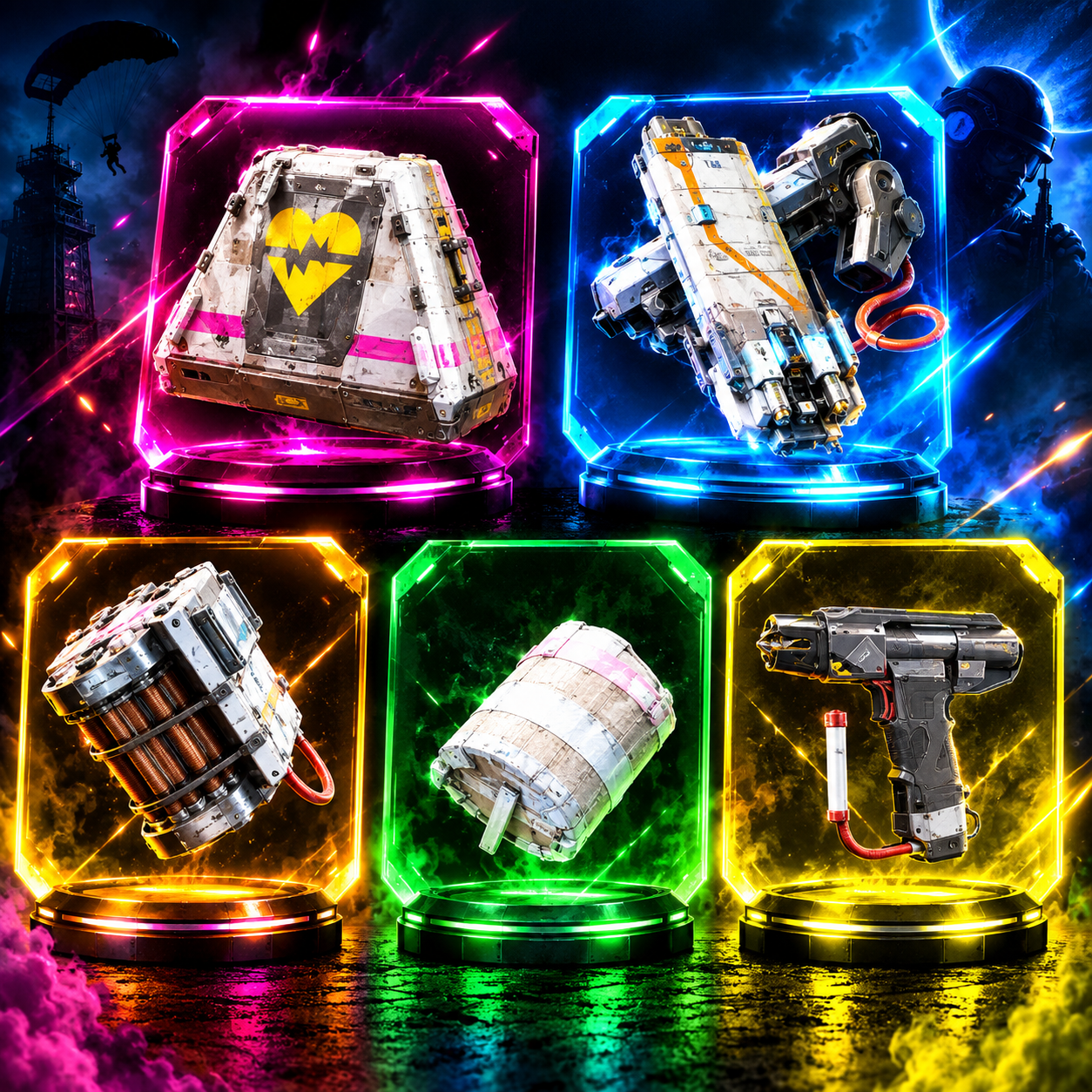PVP Bundle 🔥|  x10 Survivor 👤 x10 Medium Shield🛡️ x30 Trigger Nade💣 x50 Herbal Bandage 🩹 5x Snaphook | Fast Delivery⚡
