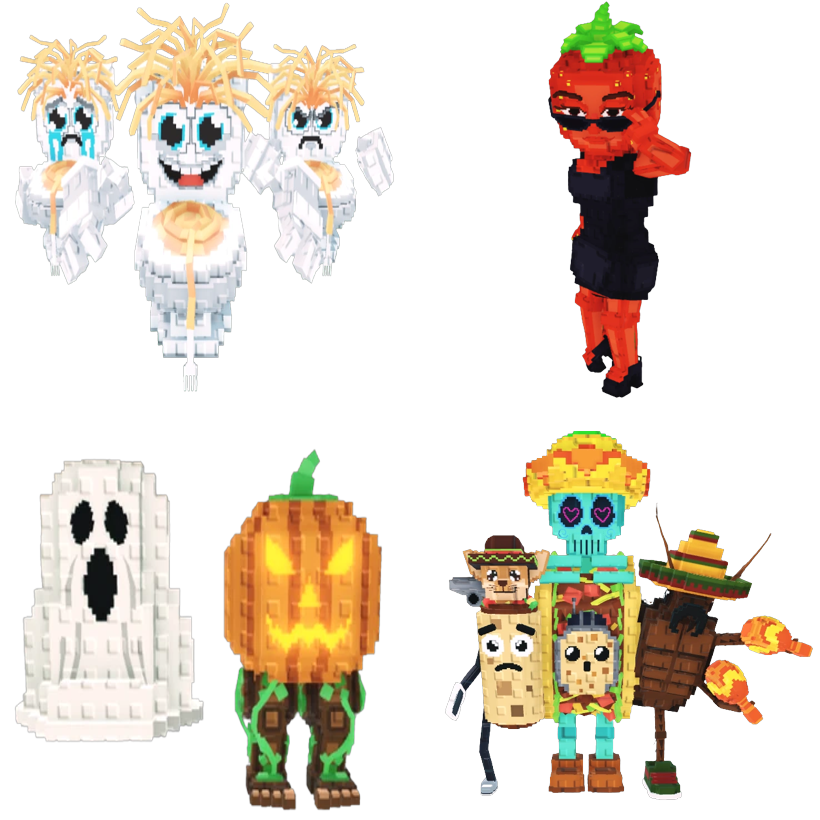 📦 BUNDLE 🌀 Los Spaghettis + Strawberrita  + Spooky and Pumpky + La Taco Combinasion 🔥 - FAST DELIVERY ⚡ - Steal a Brainrot