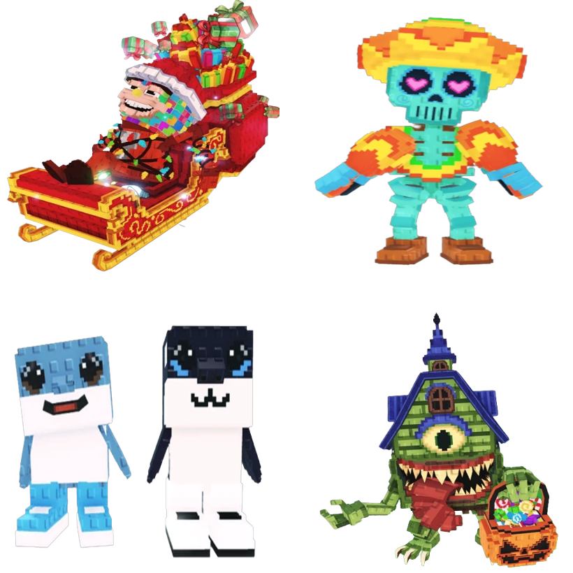 📦 BUNDLE 🌀 Chicleteira Noelteira + Mariachi Corazoni + Los Primos + La Casa Boo 🌪 - FAST DELIVERY ⚡ - Steal a Brainrot