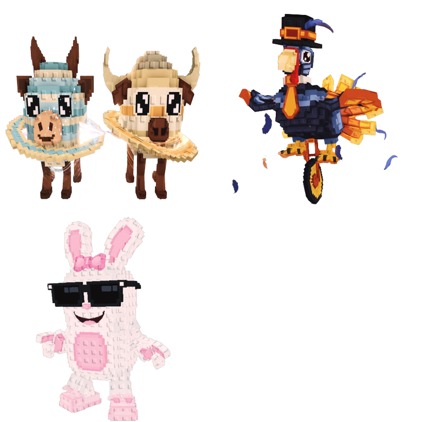 📦 BUNDLE 🌪 Los Planitos + Gobblino Uniciclino + Boppin Bunny 🚀 - FAST DELIVERY ⚡ - Steal a Brainrot
