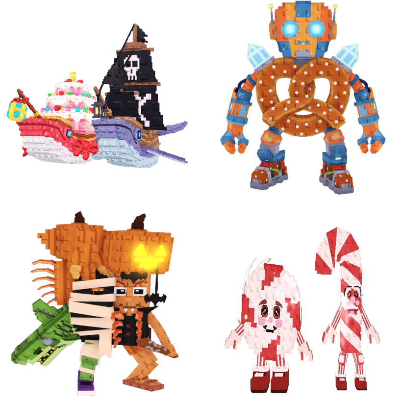 📦 BUNDLE 🌀 Moby Bros + Pretzo Robo + La Spooky Grande + Los Candies 🚀 - FAST DELIVERY ⚡ - Steal a Brainrot