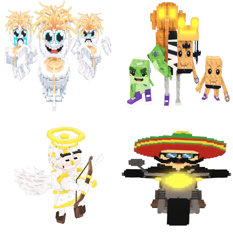 📦 BUNDLE ⭐ Los Spaghettis + Los Spooky Combinasionas + Chicleteira Cupideira + Burrito Bandito 🧠 - FAST DELIVERY ⚡ - Steal a Brainrot