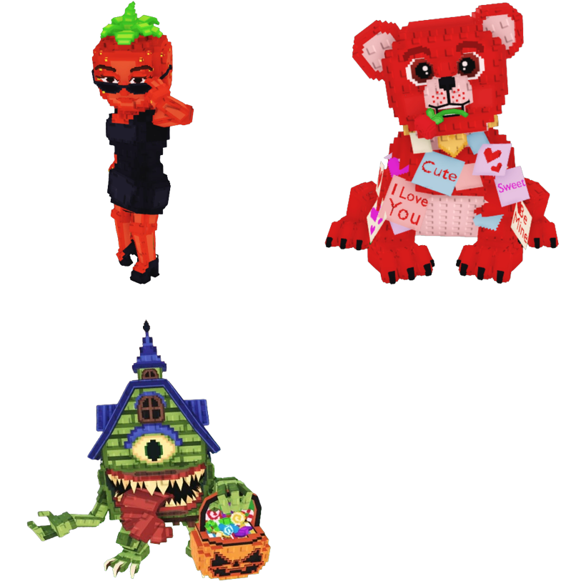 📦 BUNDLE 🎯 Strawberrita + Love Love Bear + La Casa Boo 🎯 - FAST DELIVERY ⚡ - Steal a Brainrot