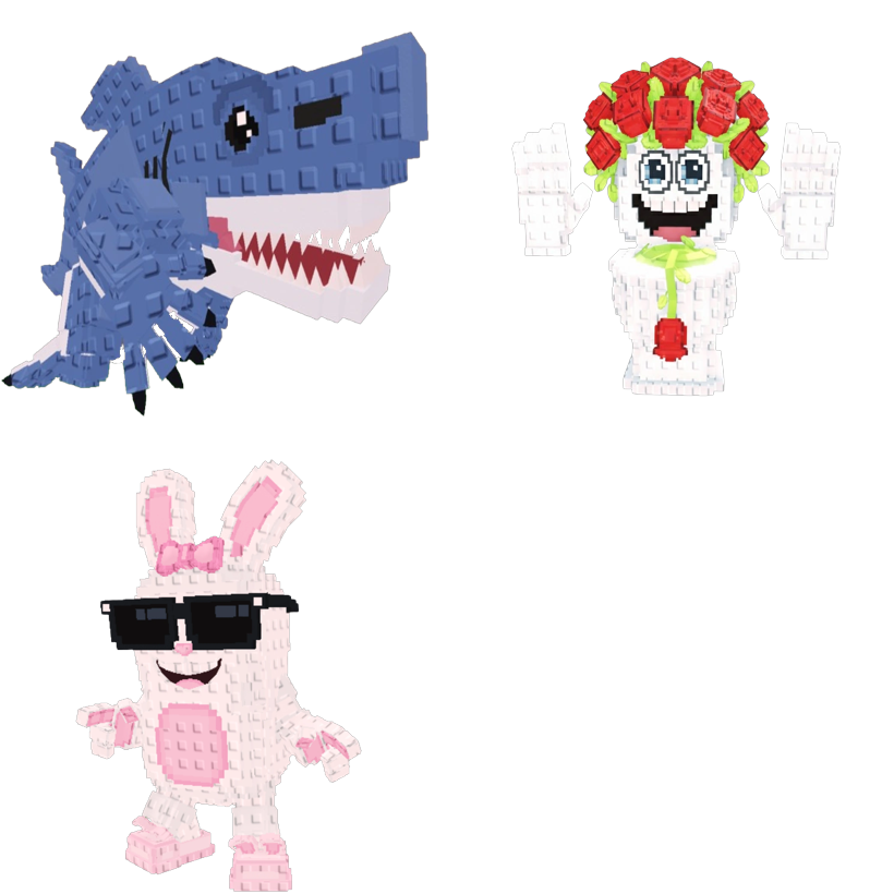 📦 BUNDLE 👑 Tralaledon + Rosetti Tualetti + Boppin Bunny 💥 - FAST DELIVERY ⚡ - Steal a Brainrot