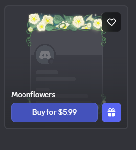 Moon flowers frame