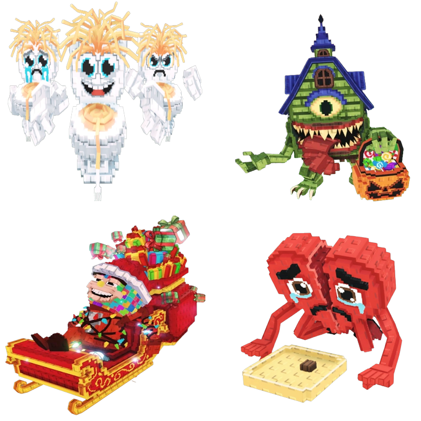 📦 BUNDLE 🧠 Los Spaghettis + La Casa Boo + Chicleteira Noelteira + Noo my Heart 🔥 - FAST DELIVERY ⚡ - Steal a Brainrot