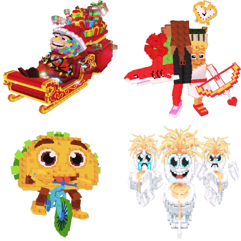 📦 BUNDLE 🧠 Chicleteira Noelteira + La Romantic Grande + Tacorita Bicicleta + Los Spaghettis 🎯 - FAST DELIVERY ⚡ - Steal a Brainrot