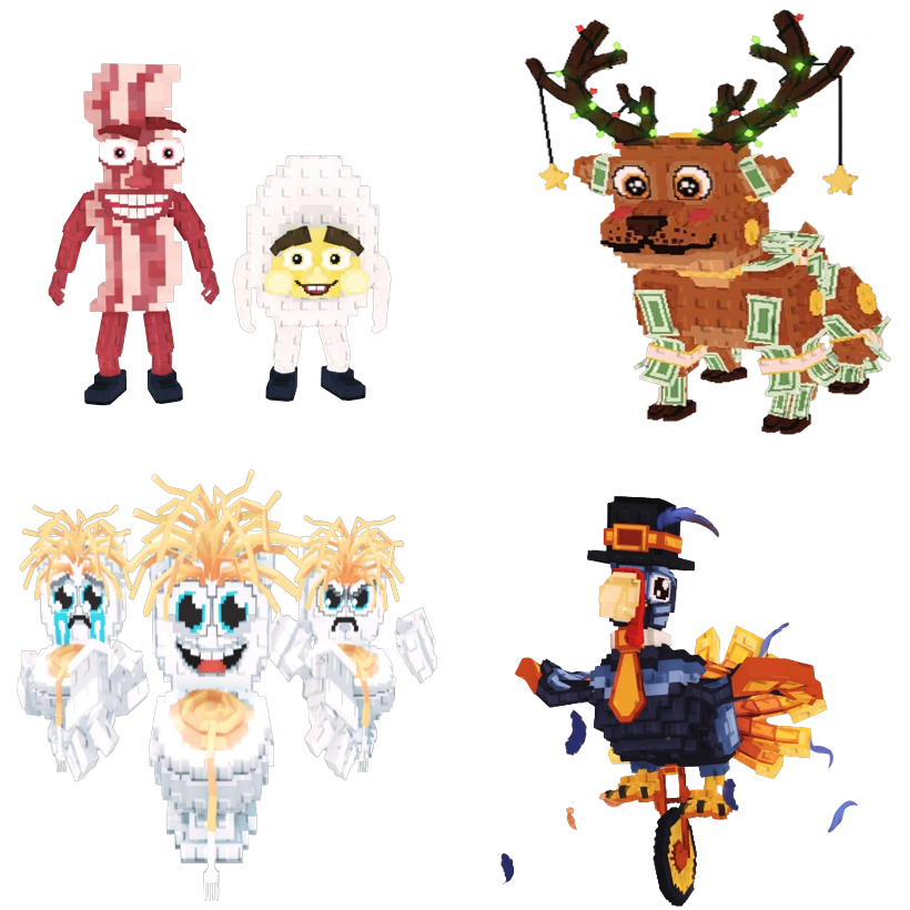 📦 BUNDLE 💥 Bacuru and Egguru + Money Money Reindeer + Los Spaghettis + Gobblino Uniciclino 🔥 - FAST DELIVERY ⚡ - Steal a Brainrot