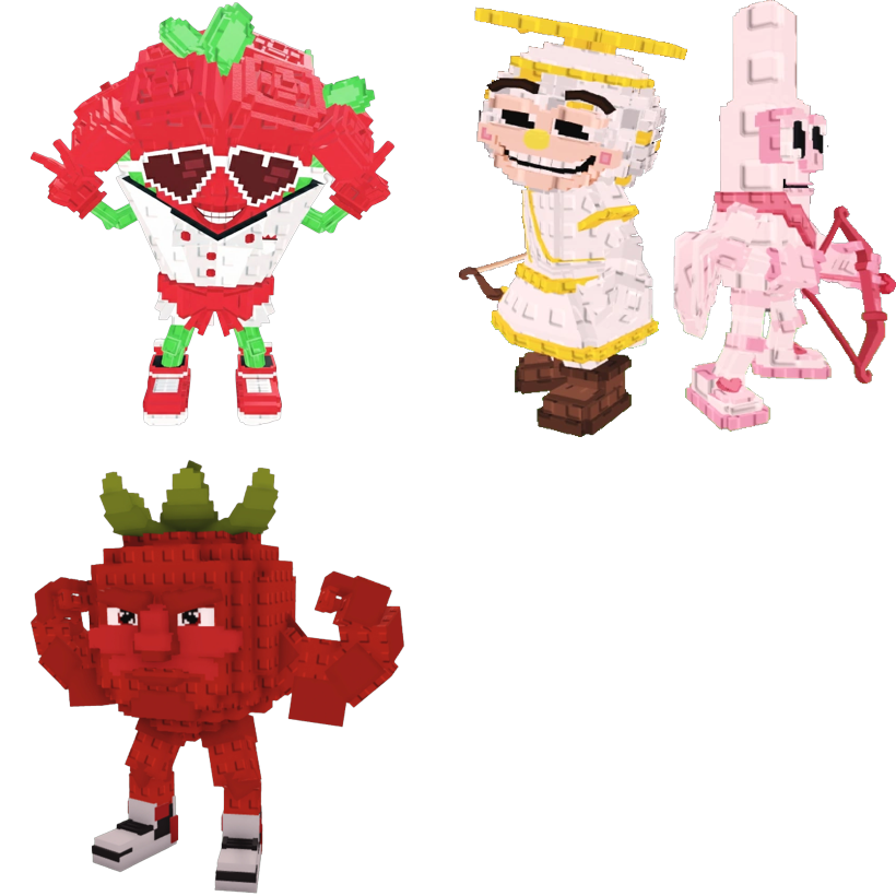 📦 BUNDLE 💎 Lovin Rose + Los Cupids + Fragola La La La 🧠 - FAST DELIVERY ⚡ - Steal a Brainrot