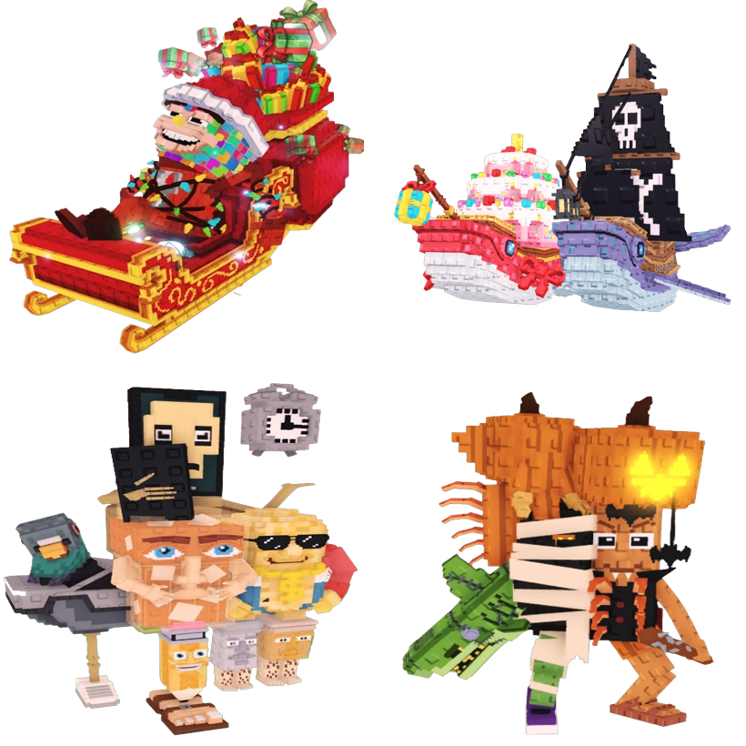 📦 BUNDLE 🌪 Chicleteira Noelteira + Moby Bros + La Supreme Combination + La Spooky Grande 👑 - FAST DELIVERY ⚡ - Steal a Brainrot